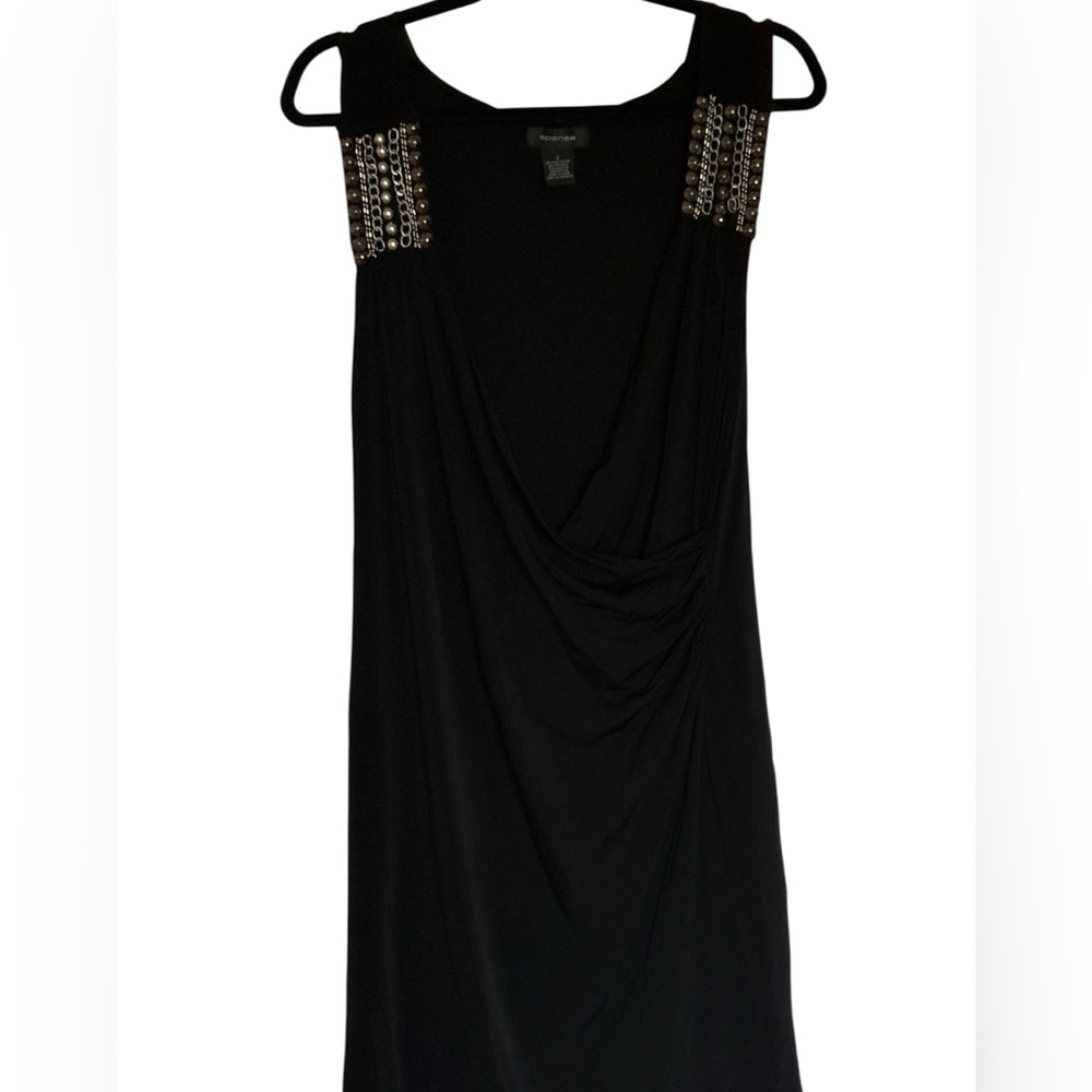 Spense Elegant Black Dress
